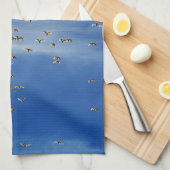 Viele Vögel Geschirrtuch (Viertel Falte)