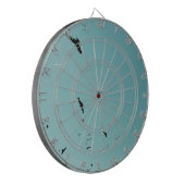 Viele Vögel und ein Kontrastmittel Dartscheibe (Vorderseite Links)