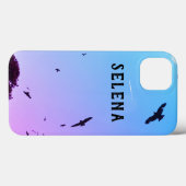 Viele Vögel und ein Kontrastmittel & Ihr Name Case-Mate iPhone Hülle (Rückseite (Horizontal))