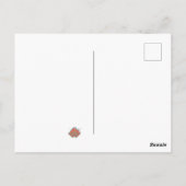 Viele Vögel und ein Kontrastmittel Postkarte (Rückseite)