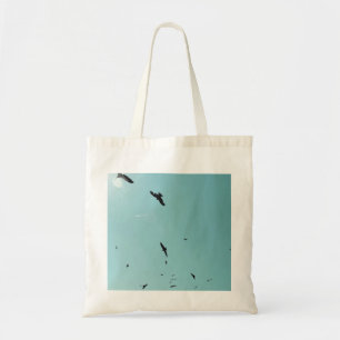 Viele Vögel und ein Kontrastmittel Tragetasche