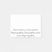 Viele Weg-lustigen Post-it Klebezettel (Vorderseite)