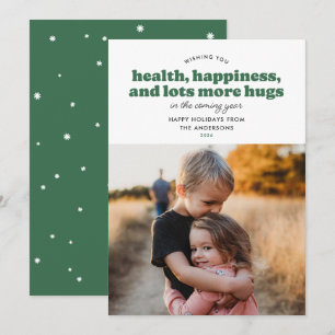 Viele weitere Umarmungen zum Feiertag Karte (Grün)