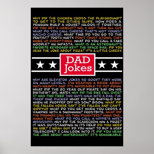 Viele Witze von Vater Poster (Vorne)