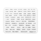 Viele Worte auf Würfeln Magnet (Horizontal)