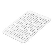 Viele Worte auf Würfeln Magnet (Linke Seite)