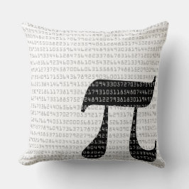 Viele Ziffern der mathematischen Konstanten der Pi Kissen
