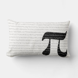 Viele Ziffern der mathematischen Konstanten der Pi Lendenkissen