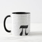 Viele Ziffern der mathematischen Konstanten der Pi Tasse (Links)