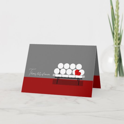 Viele Zimmer Feiertagskarte (Vorderseite)