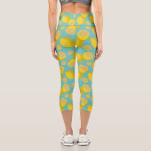 Viele Zitronen Capri Leggings (Rückseite)
