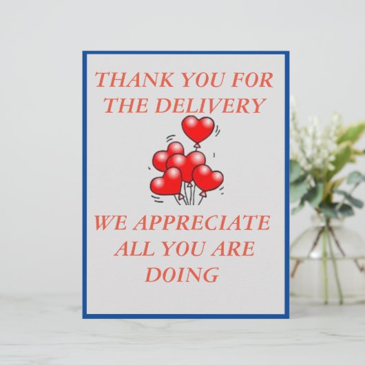 VIELEN DANK (Stehend Vorderseite)