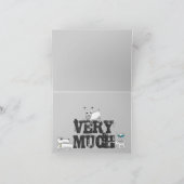 Vielen Dank, 12 Hunde Illustration Card Dankeskarte (Innenseite)