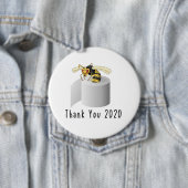 Vielen Dank 2020 Murder Hornet Button (Beispiel)
