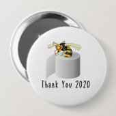 Vielen Dank 2020 Murder Hornet Button (Vorne & Hinten)
