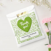 Vielen Dank, 40. Random Number Pattern Grün/Weiß Geschenktütchen (Versiegelt)