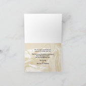 Vielen Dank 4 Beileid Mountain Thru Tree Note Card Dankeskarte (Innenseite)