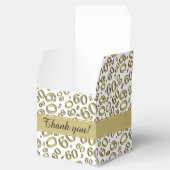 Vielen Dank, 60. Nummer Muster Gold/Weiß Geschenkschachtel (Geöffnet)
