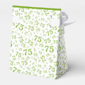 Vielen Dank, 75. Grün/Weiß Random Number Pattern Geschenkschachtel (Rückseite)