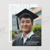 Vielen Dank Abschluss benutzerdefiniertes Foto 3 P Postkarte (Vorne/Hinten)