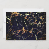 Vielen Dank Abschluss Card 3 x FOTO Collage MARBLE Dankeskarte (Rückseite)