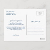 Vielen Dank Abschluss Class of 2025 Postcard Postkarte (Rückseite)