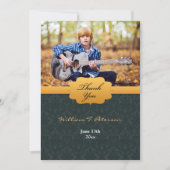 Vielen Dank, Abschluss Foto Dankeskarte (Vorderseite)