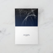 Vielen Dank abstrakter Stern Dankeskarte (Innenseite)