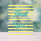 Vielen Dank Acrylschild (Neutral)