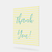 Vielen Dank Acrylschild (Winkel)