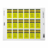 Vielen Dank Adressaufkleber (Vorne)