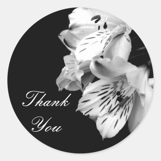 Vielen Dank Alstroemeria Lily Sticker (Vorderseite)