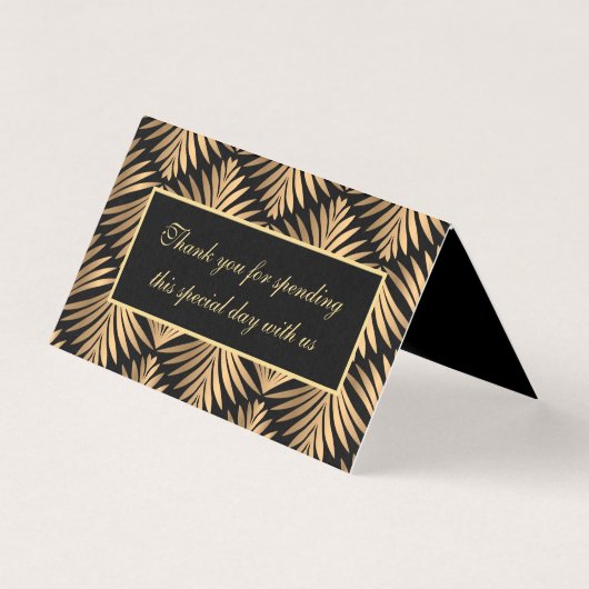 Vielen Dank an Black Gold Art Deco Gatsby Wedding  (Vorderseite)