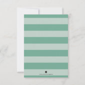 Vielen Dank an Card Greenery Suite Dankeskarte (Rückseite)