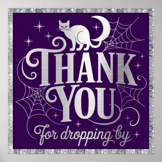 Vielen Dank an Cats und Cobnets Halloween Poster (Vorne)