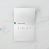 Vielen Dank an Chameleon Vielen Dank, dass Sie sic Dankeskarte (Innenseite)