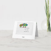 Vielen Dank an Chameleon Vielen Dank, dass Sie sic Dankeskarte (Rückseite)