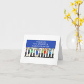 Vielen Dank an Church Volunteer Karte (Gelbe Blume)