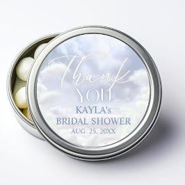 Vielen Dank an Cloud Nine 9 Pampas Brautparty Runder Aufkleber