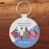 Vielen Dank an das Krankenhaus Superheran Schlüsselanhänger (Rückseite)