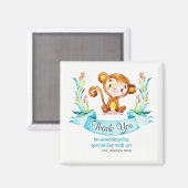 Vielen Dank an den Affenjunge Magnet (Vorderseite/Rückseite)