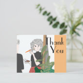 Vielen Dank an den Arzt Postkarte (Stehend Vorderseite)