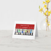 Vielen Dank an den Cardiologen Karte (Gelbe Blume)