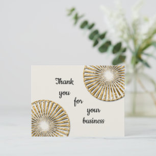 Vielen Dank an den Gold Circles-Kunden Postkarte