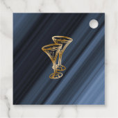 Vielen Dank an den Gold Glitzer Red Balloons Gebur Geschenkanhänger (Rückseite)