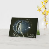 Vielen Dank an den Golftrainer Karte (Gelbe Blume)