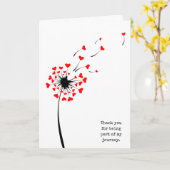 Vielen Dank an den Lehrerleuchter Karte (Gelbe Blume)