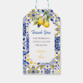 Vielen Dank an den Lemon Polterabend Gefallen Geschenkanhänger (Vorderseite)