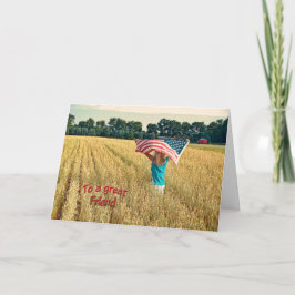 Vielen Dank an den Military Friend Dankeskarte