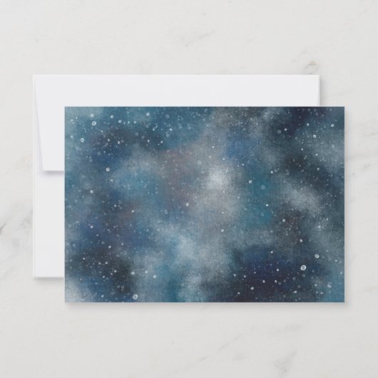 Vielen Dank an den Mond und zurück | Dankeskarte (Rückseite)